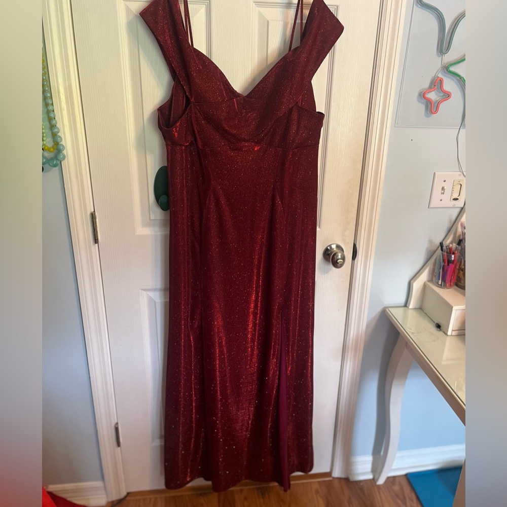 Red Glitter Formal Gown Jessica Rabbit Evening Dress